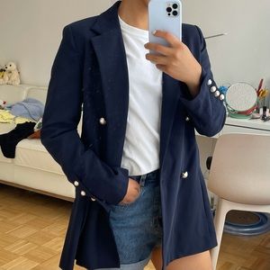 Zara navy blazer